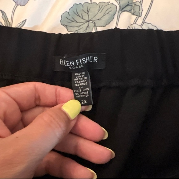 Eileen Fisher Lyocell Crepe Pull On Pants - Picture 3 of 10